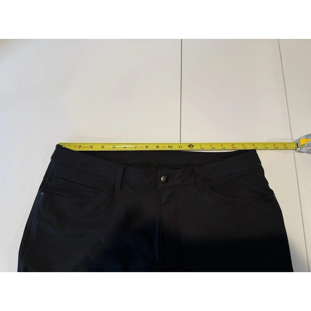 Lululemon Mens ABC Classic Fit 5 Pocket Pants Sz 36‎ x 31 Black Golf Office City